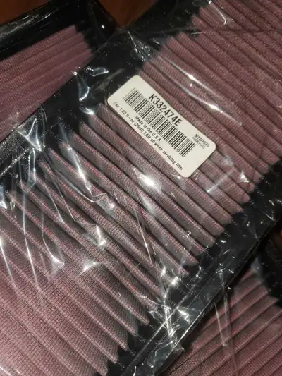 Selling a genuine K&N 33-2474 washable & reusable performance air filter set. Brand new, never insta...
