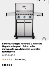 Bbq napoleon (neuf) au gaz naturel
