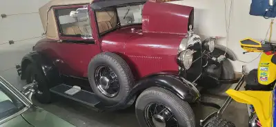 1928 Ford Model A Sport Couple for sale. I got this car from my dad a couple years ago. Runs great....