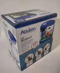 Aqueon LED MiniBow1 Desktop Aquarium Kit
