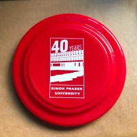 SFU 40 year anniversary collectible frisbee disc