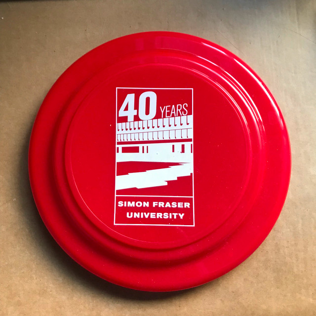 SFU 40 year anniversary collectible frisbee disc in Arts & Collectibles in Victoria