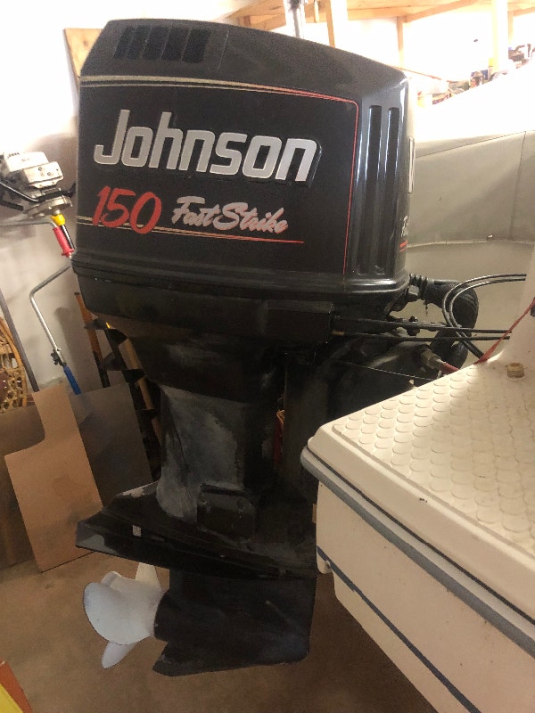 Campion Boat and Johnson Motor with Trailer Powerboats & Motorboats