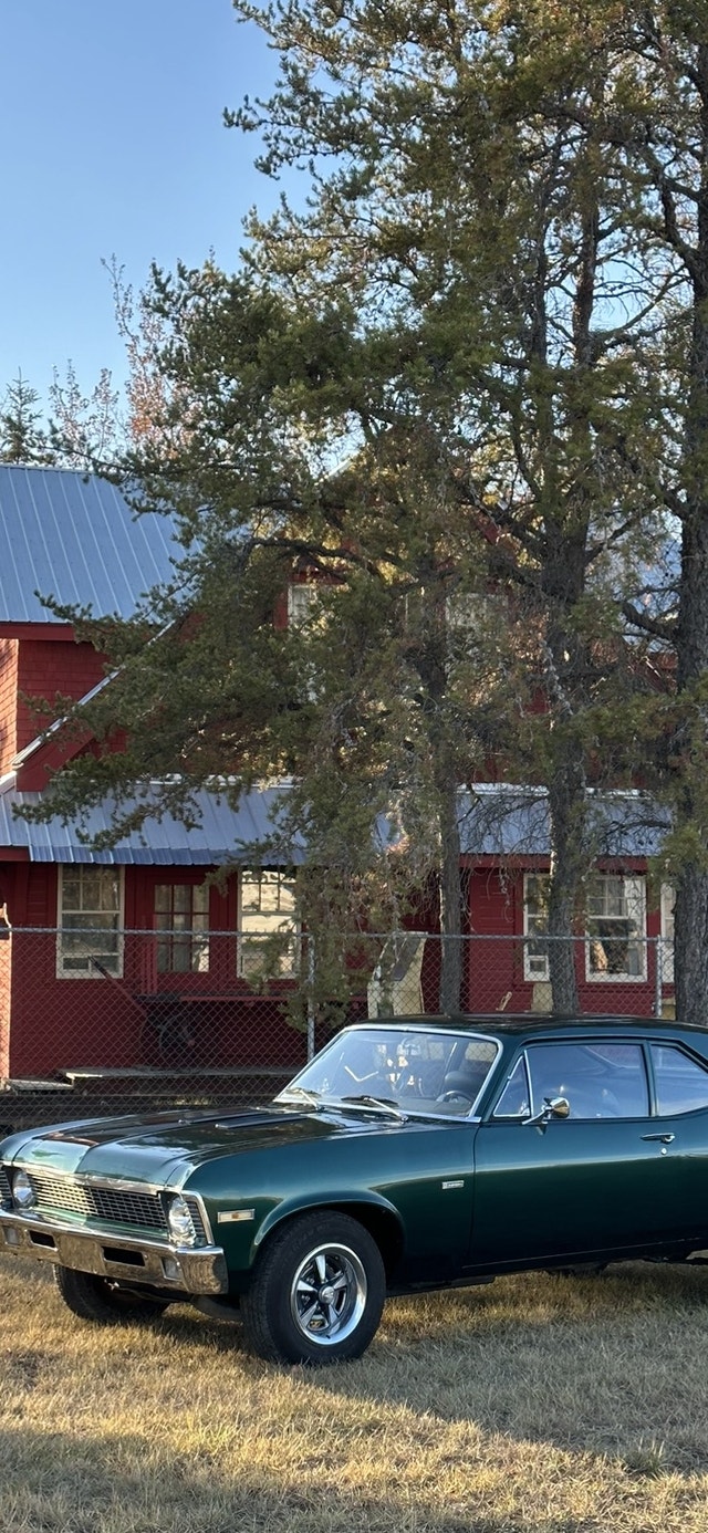 1970 Acadian. 4 speed car. Nipawin, SK Canadian Poncho