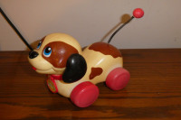 Jouet chien Fisher-Price rétro-vintage