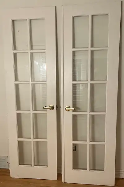 Interior French Double Doors – 2 x 24” x 80” | Solid Wood, View more