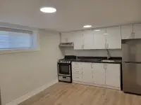 Brand new basement apartment