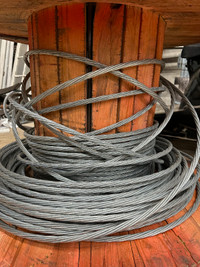 5/8" Steel Cable on Reel - 3 x 100' Lengths