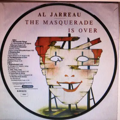 Al Jarreau The Masquerade Is Over PICTURE DISC Jazz Vinyl Record, View more