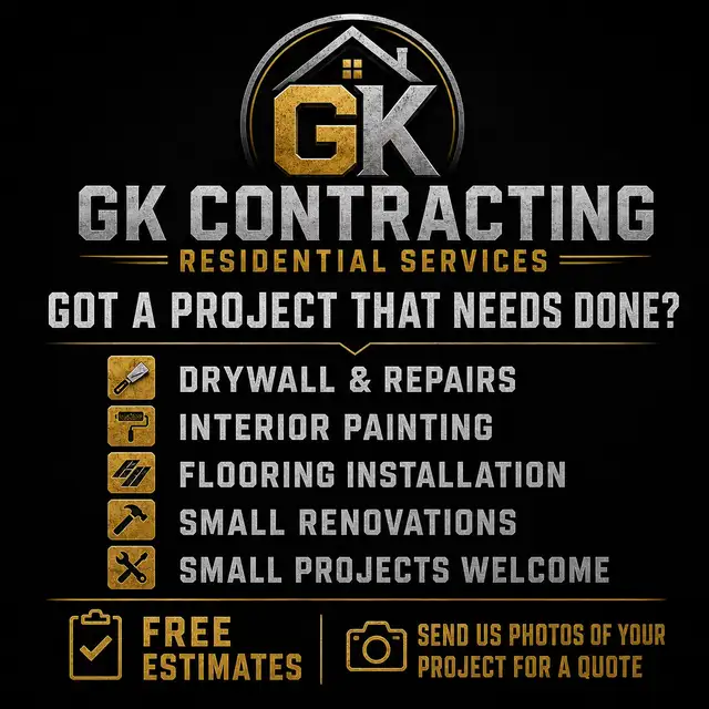Home Renovations. Drywall, Insulation, Flooring and Painting