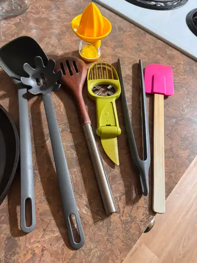 Assorted Kitchen Utensils and Mugs, View more