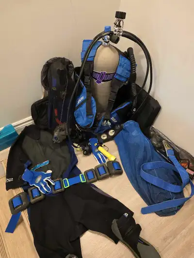 I am selling my full scuba diving set as I am stepping away from the hobby. All the equipment is in...