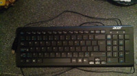 Acer Keyboard and HP Mouse