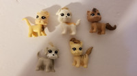 Polly Pocket Totally Trendy cats dog Pets