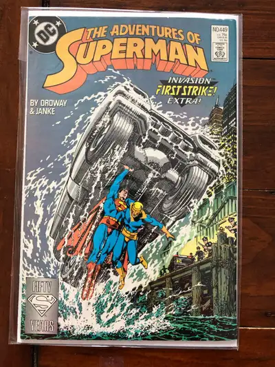 The Adventures of Superman - DC Comics- issue 449 - January 1989, View more