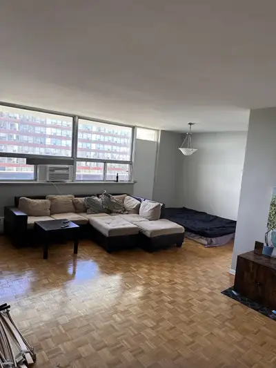 Spacious furnished bedroom available in a clean and well-maintained 2-bedroom apartment near Dufferi...