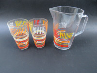 Vintage? Cerve Italy lemonade sangria pitcher & 2 glasses set