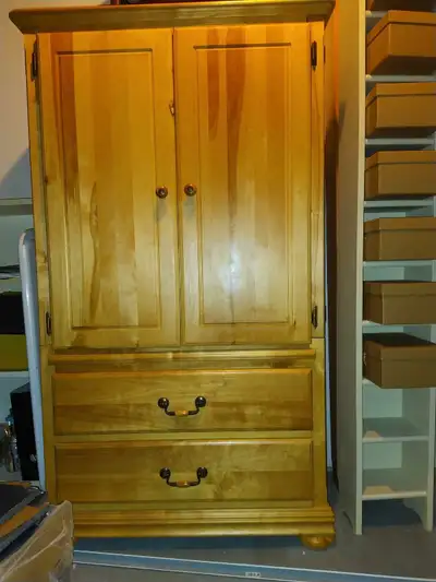 pine TV/Armoire and night table, View more