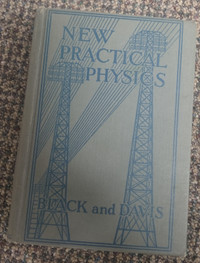 Vintage Textbook - New Practical Physics - Hard cover 1947