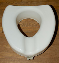 Drive Medical Premium Plastic Raised Toilet Seat with Lock