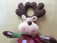 Holiday Reindeer Doorknob Bell Christmas Decoration