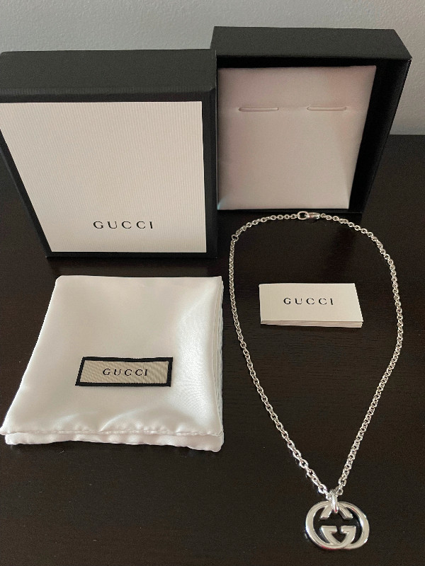 Collier Gucci Interlocking GG en argent 925 dans Bijoux et montres  à Laval/Rive Nord - Image 3