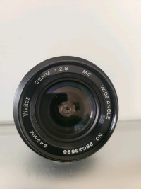 Vivitar MC 28mm F 2.8 Wide Angle Lens For Pentax-K 