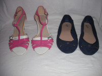 Women's footwear: slippers 10,  sandals 9