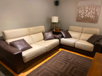 Leather couches