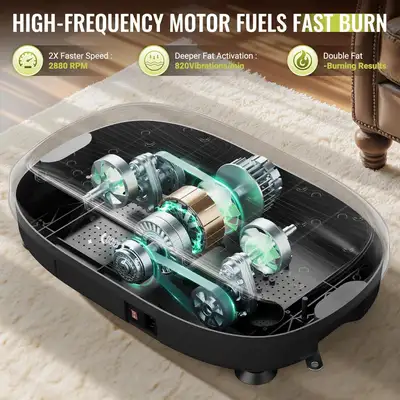 Vibration Plate Exercise Machine - FLYBIRD, Adjustable Speed for, View more