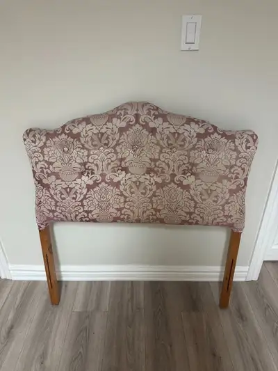 Tufted fabric twin headboard, View more