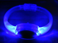 Blue LED Light Party Bracelet Brighter Than A Glow Stick