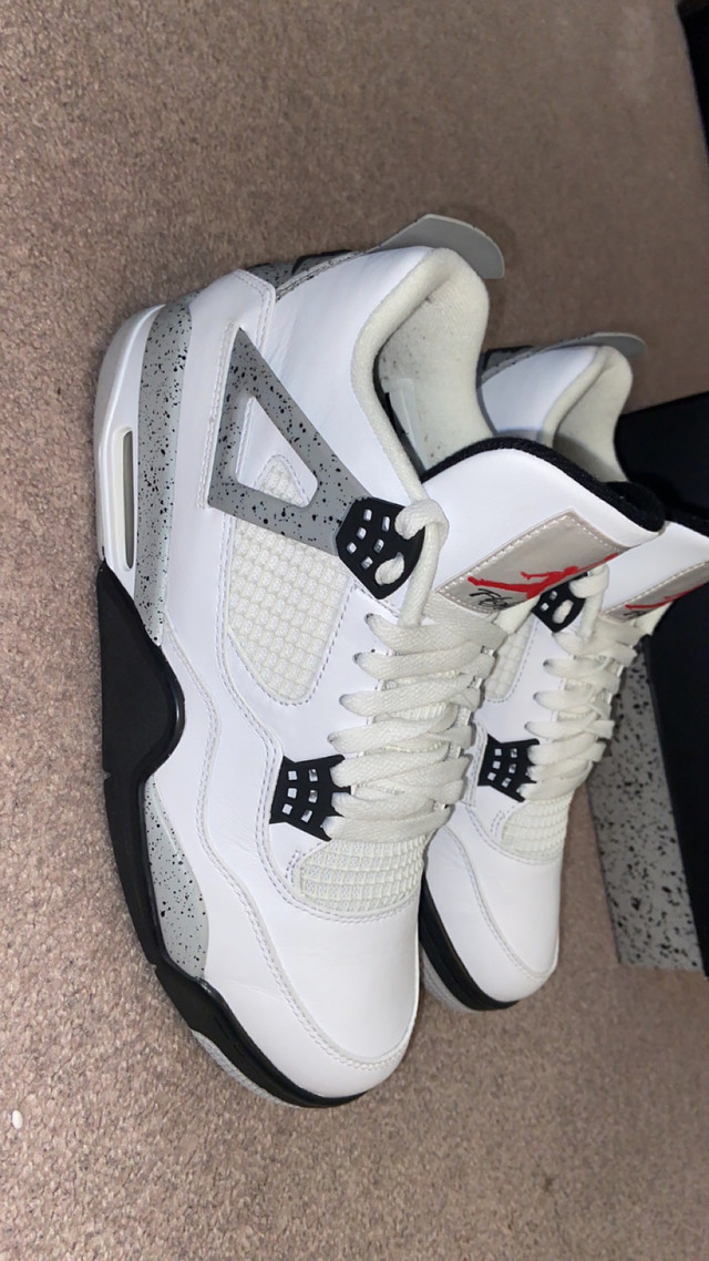 Air Jordan 4 white cement (2016) - authentic  in Men's Shoes in Mississauga / Peel Region - Image 2