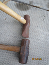 sledge hammer / pick axe