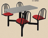 CLUSTER SEATING. CAFETERIA SEATING.LUNCHROOM TABLES & CHAIRS