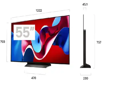 LG-OLED TV 55"-smart-4k-ULTRA HD-55C5-inbox-warranty $749-no tax, View more