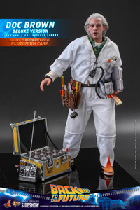 Back To The Future Doc Brown Deluxe Version 1/6 Scale Hot Toys