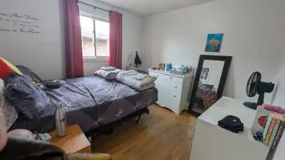 Finch W past Bathurst St female for furn'd pvt upper room Aug 1.