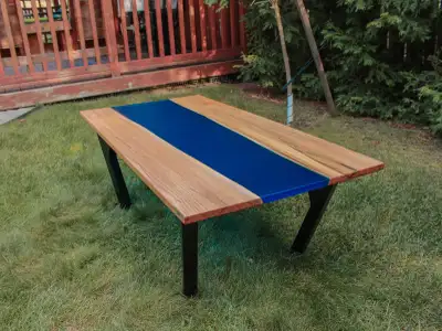 Epoxy Coffee table, View more