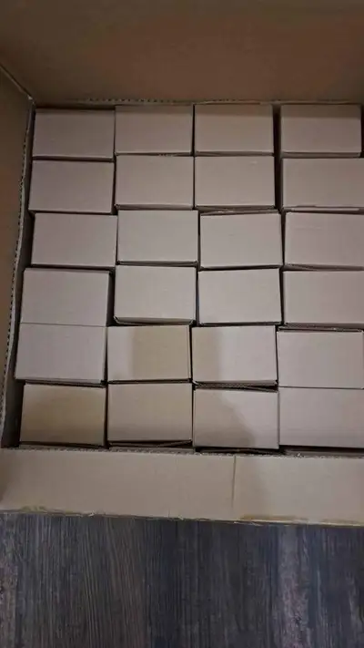 100 brand new cardboard shipping boxes, 3.5 x 3.5 &2 inch height, View more