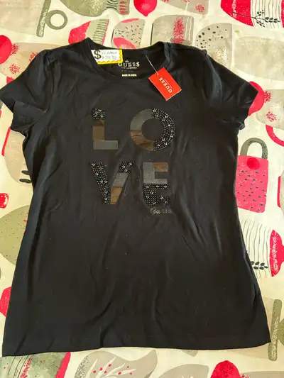 Guess Black T-Shirt XL, View more