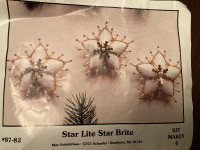 Star Christmas ornament kit MARY MAXIM New