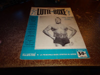 wrestling quebec magazine lutte & boxe illustre mars 1952 paul l