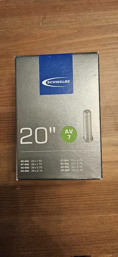Schwalbe 20 Inch Tube BNIB, View more