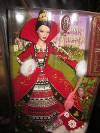 *NEW* Alice In Wonderland 2007 Barbie as The 'Queen of Hearts'