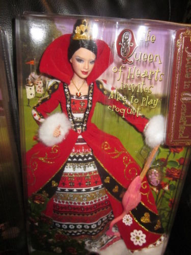 *NEW* Alice In Wonderland 2007 Barbie as The 'Queen of Hearts' in Arts & Collectibles in Quesnel