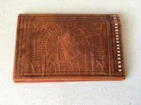 Vintage Hand Made Leather Wallet from Morocco