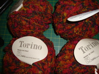 Takhi Torino Boucle & Austermann Smaragd wool