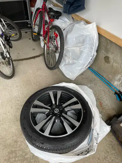 Rims and tires. One tire is new as shown in the picture. About 30000 km on three others. From 2020 N...