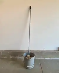 Moving sale: 65" mop and pail, Excellent condition